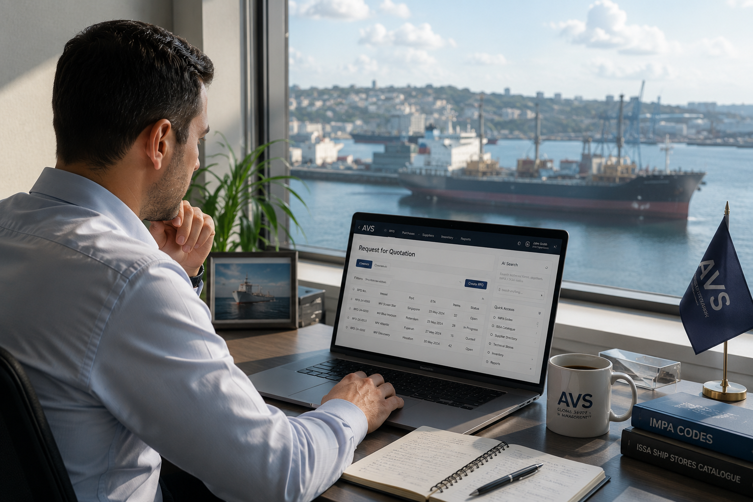 Maritime Procurement AI Search | AVS Global